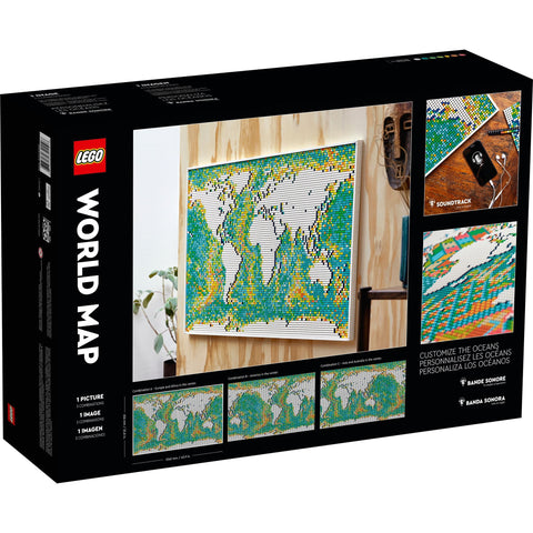 LEGO [Art] - World Map Building Set -Miscellaneous Series (31203) - Image 3