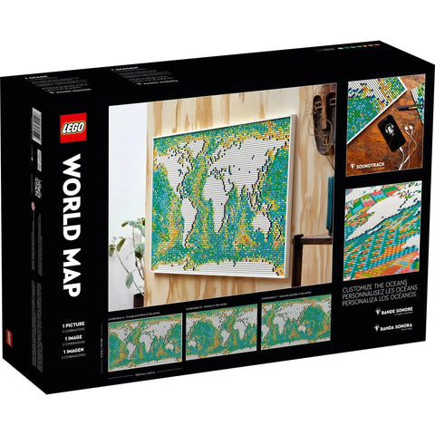 LEGO [Art] - World Map Building Set -Miscellaneous Series (31203) - Image 3