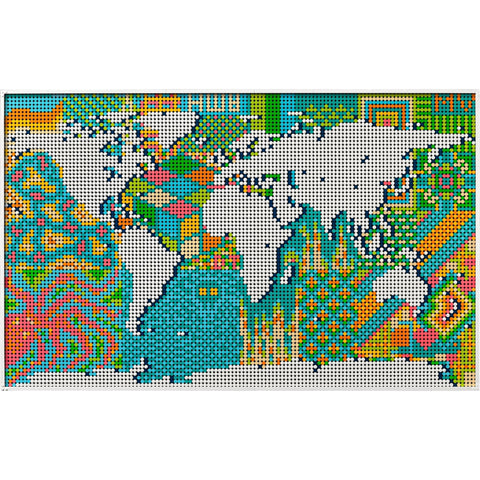 LEGO [Art] - World Map Building Set -Miscellaneous Series (31203) - Image 4