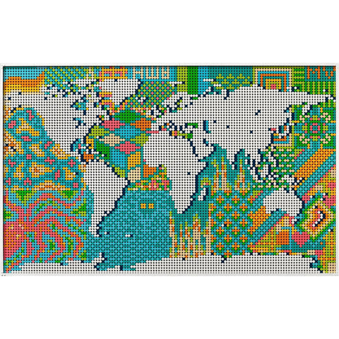 LEGO [Art] - World Map Building Set -Miscellaneous Series (31203) - Image 4