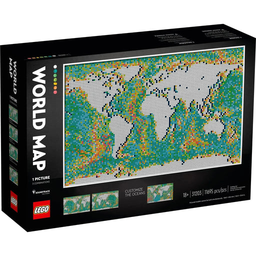 LEGO [Art] - World Map Building Set -Miscellaneous Series (31203)