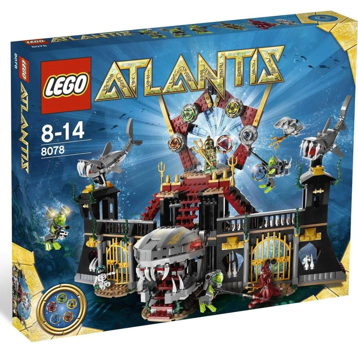 LEGO Atlantis Portal of Atlantis 8078 Poggers