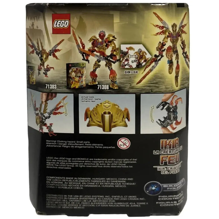 LEGO [Bionicle] - Ikir - Creature of Fire Building Set - Elemental Creatures Series (71303)