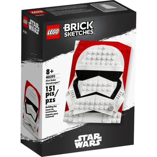 LEGO [Brick Sketches] - First Order Stormtrooper Building Set - Star Wars Series (40391)