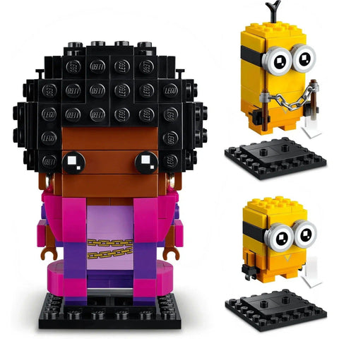 LEGO [BrickHeadz] - Belle Bottom, Kevin and Bob Building Set - Minions: The Rise of Gru Series (40421)