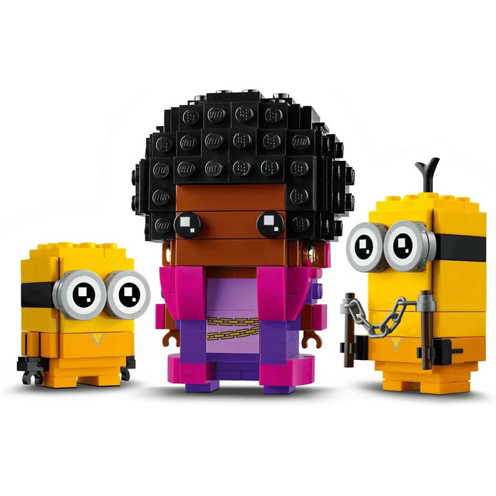 LEGO [BrickHeadz] - Belle Bottom, Kevin and Bob Building Set - Minions: The Rise of Gru Series (40421)