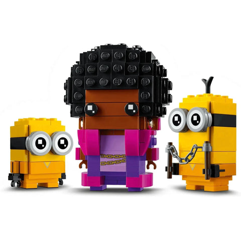 LEGO [BrickHeadz] - Belle Bottom, Kevin and Bob Building Set - Minions: The Rise of Gru Series (40421)