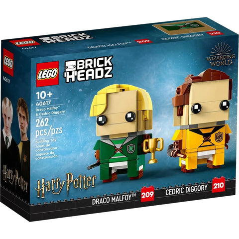 LEGO [BrickHeadz] - Draco Malfoy & Cedric Diggory Building Set - Wizarding World Series (40617)