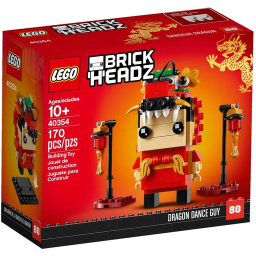 LEGO [BrickHeadz] - Dragon Dance Guy Building Set - Seasonal Series (40354)