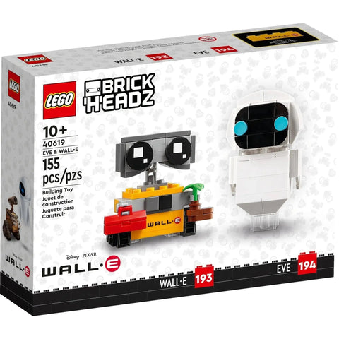 LEGO [BrickHeadz] - EVE & WALL-E Building Set - Disney Series (40619)