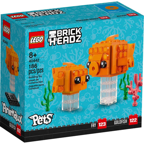 LEGO [BrickHeadz] - Goldfish Building Set - Pets Series (40442)