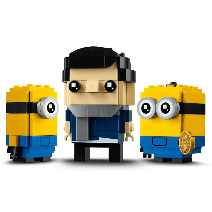 LEGO [BrickHeadz] - Gru, Stuart and Otto Building Set - Minions: The Rise of Gru Series (40420)