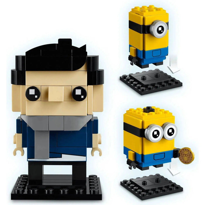 LEGO [BrickHeadz] - Gru, Stuart and Otto Building Set - Minions: The Rise of Gru Series (40420)