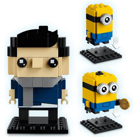 LEGO [BrickHeadz] - Gru, Stuart and Otto Building Set - Minions: The Rise of Gru Series (40420)