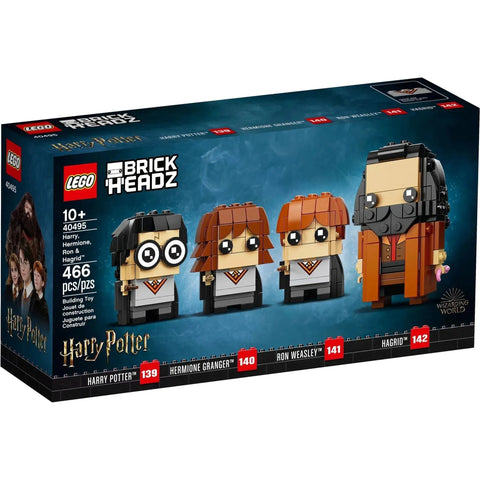 LEGO [BrickHeadz] - Harry, Hermione, Ron & Hagrid Building Set - Wizarding World Series (40495)