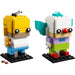 LEGO [BrickHeadz] - Homer Simpson & Krusty the Clown Building Set - The Simpsons Series (41632)