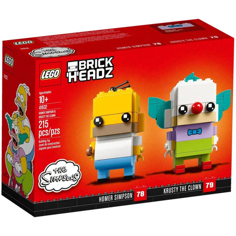 LEGO [BrickHeadz] - Homer Simpson & Krusty the Clown Building Set - The Simpsons Series (41632)