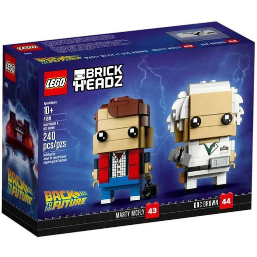 LEGO [BrickHeadz] - Marty McFly & Doc Brown Building Set - Back to the Future Series (41611)