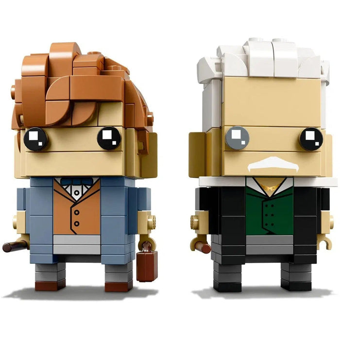 LEGO [BrickHeadz] - Newt Scamander & Gellert Grindelwald Building Set - Wizarding World Series (41631)