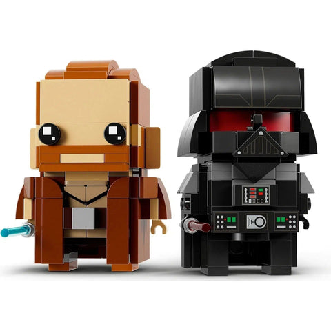 LEGO [BrickHeadz] - Obi-Wan Kenobi & Darth Vader Building Set - Star Wars Series (40547)