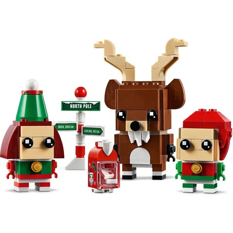 LEGO [BrickHeadz] - Reindeer, Elf and Elfie Building Set - Seasonal Series (40353)