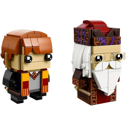 LEGO [BrickHeadz] - Ron Weasley & Albus Dumbledore Building Set - Wizarding World Series (41621)