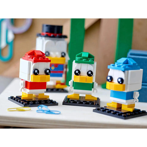 LEGO [BrickHeadz] - Scrooge McDuck, Huey, Dewey & Louie Building Set - DC Comics Super Heroes Series (40477)