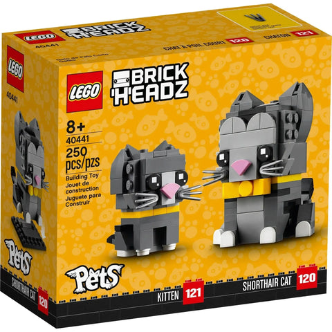 LEGO [BrickHeadz] - Shorthair Cats Building Set - Pets Series (40441)