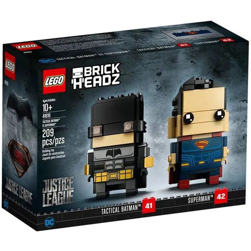 LEGO [BrickHeadz] - Tactical Batman & Superman Building Set - DC Comics Super Heroes Series (41610)