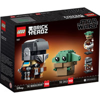 LEGO [BrickHeadz] - The Mandalorian & The Child Building Set - Star Wars Seri...- Image 1