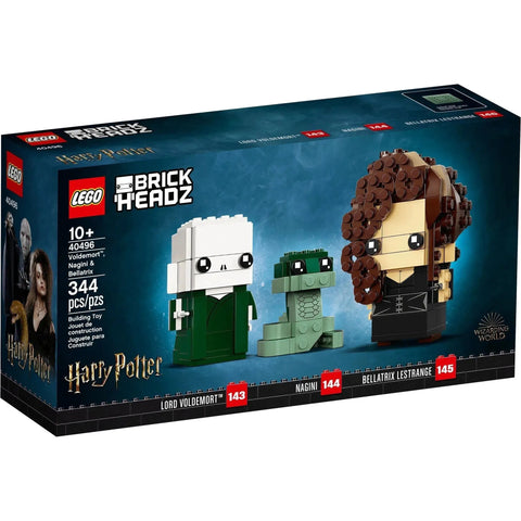 LEGO [BrickHeadz] - Voldemort, Nagini & Bellatrix Building Set - Wizarding World Series (40496)