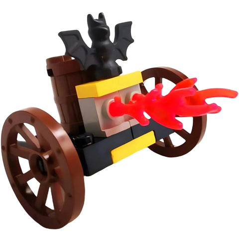 LEGO [Castle] - Fire-Cart Building Set - Fright Knights Series (2538) - Image 5