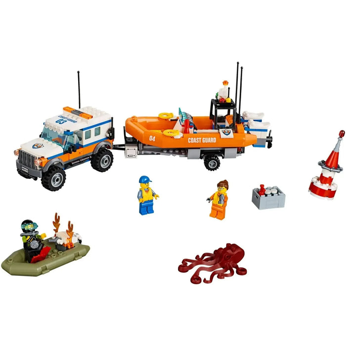 LEGO [City] - 4 x 4 Response Unit Building Set - Coast Guard Series (60165)