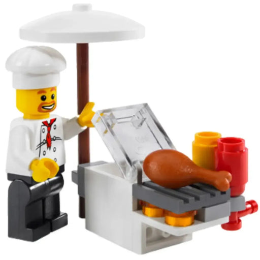 LEGO [City] - BBQ Stand Building Set - General Series (8398)