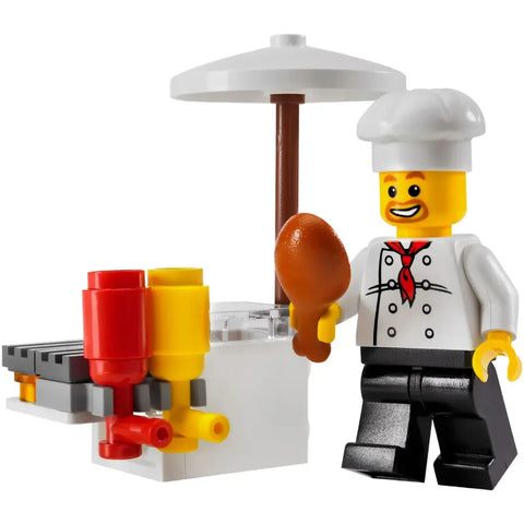 LEGO [City] - BBQ Stand Building Set - General Series (8398)