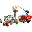 LEGO [City] - Burger Bar Fire Rescue Building Set - Fire Series (60214)