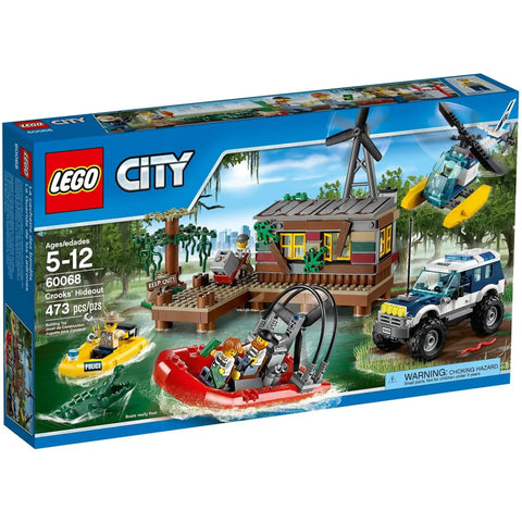 LEGO [City] - Crooks' Hideout Building Set - Swamp Police Series (60068) - Image 1
