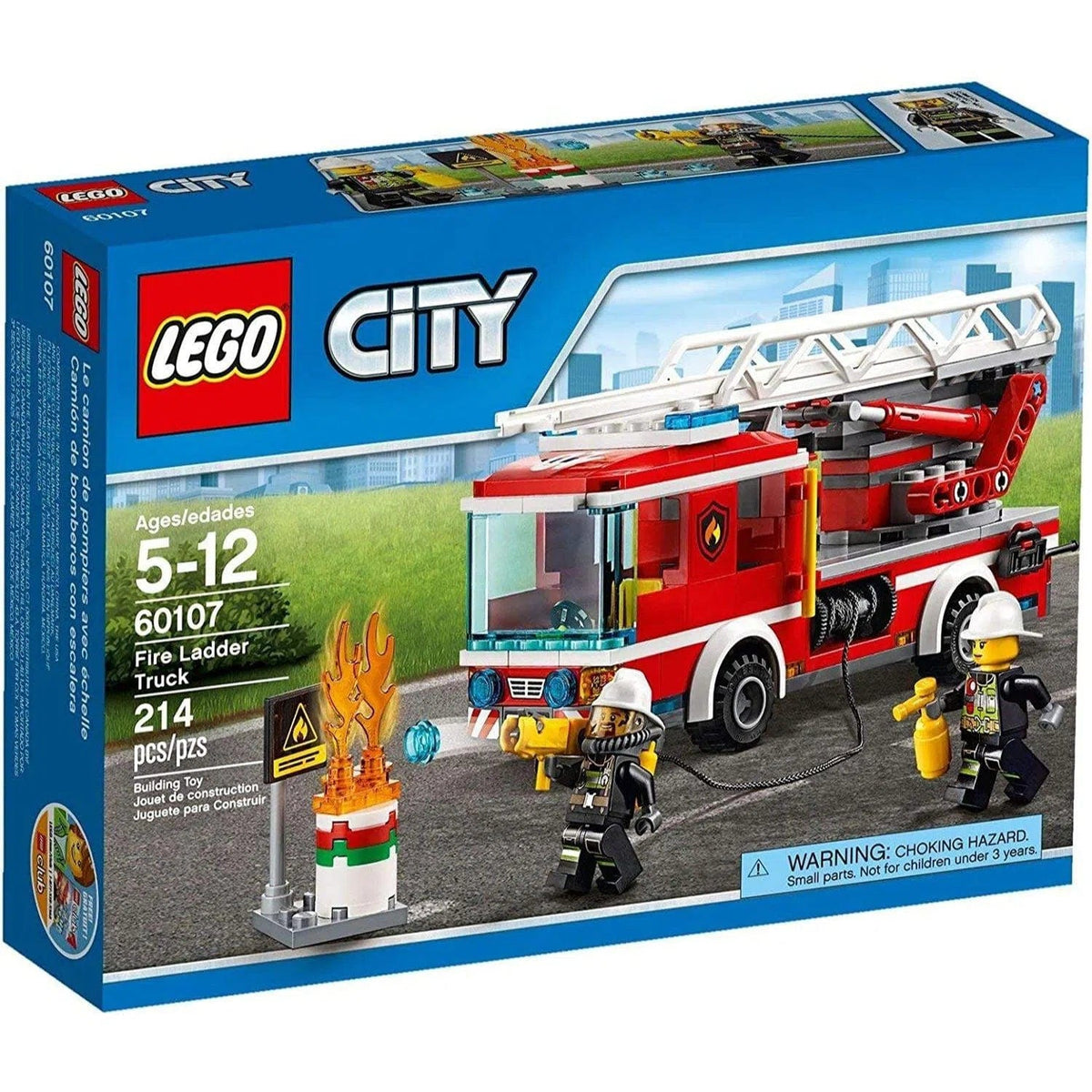 LEGO City Fire Ladder Truck 60107 Poggers