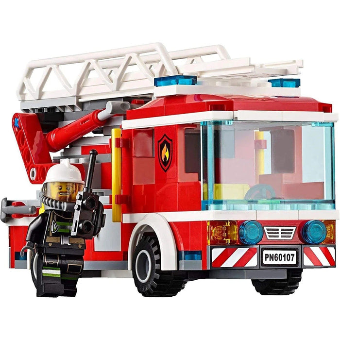 LEGO [City] - Fire Ladder Truck Building Set - Fire Series (60107)