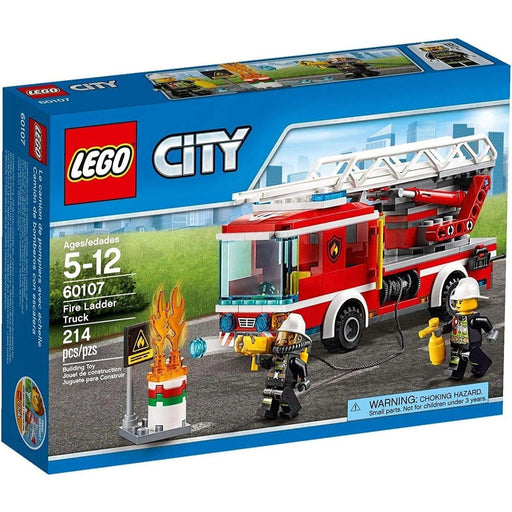 LEGO [City] - Fire Ladder Truck Building Set - Fire Series (60107)