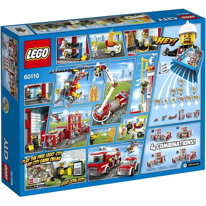 LEGO [City] - Fire Station Building Set - Fire Series (60110)