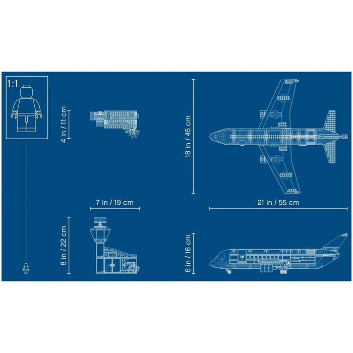 LEGO [City] - Passenger Airplane Building Set - Airport Series (60262)