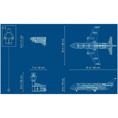 LEGO [City] - Passenger Airplane Building Set - Airport Series (60262)