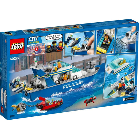 LEGO [City] - Police Patrol Boat Building Set - Police Series (60277) - Image 3