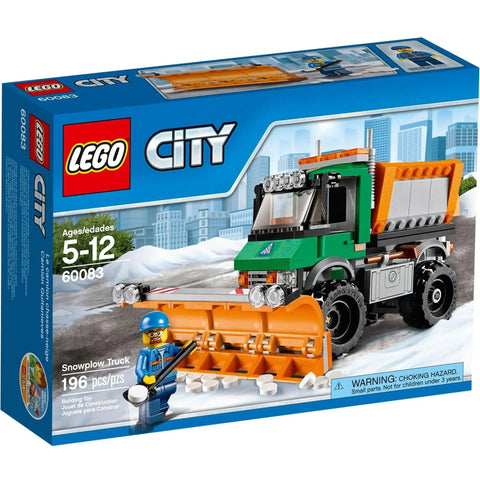 LEGO [City] - Snowplough Truck Building Set - Traffic Series (60083)