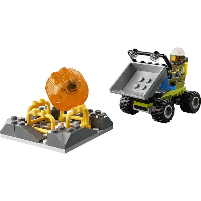 LEGO [City] - Volcano Exploration Base Building Set - Volcano Explorers Series (60124)