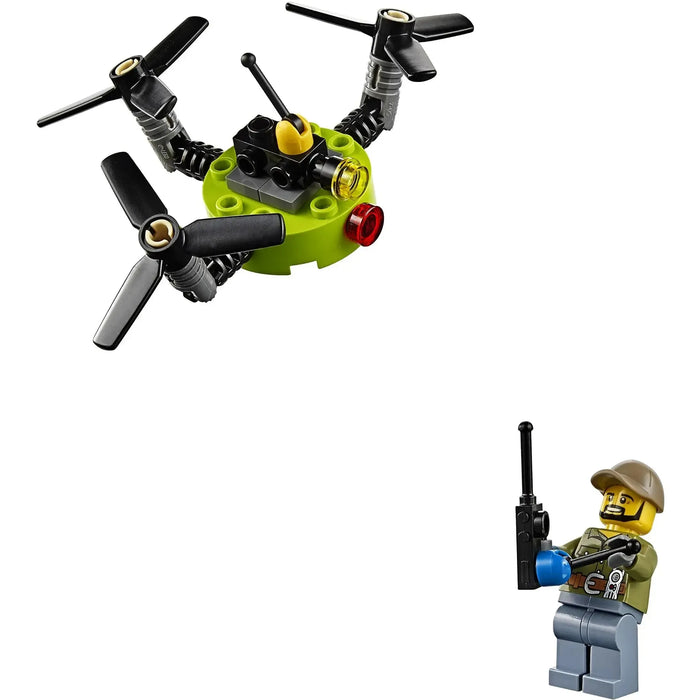 LEGO [City] - Volcano Exploration Base Building Set - Volcano Explorers Series (60124)