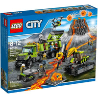 LEGO [City] - Volcano Exploration Base Building Set - Volcano Explorers Series (60124)