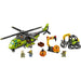 LEGO [City] - Volcano Supply Helicopter Building Set - Volcano Explorers Series (60123)