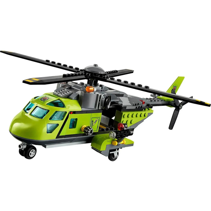 LEGO [City] - Volcano Supply Helicopter Building Set - Volcano Explorers Series (60123)
